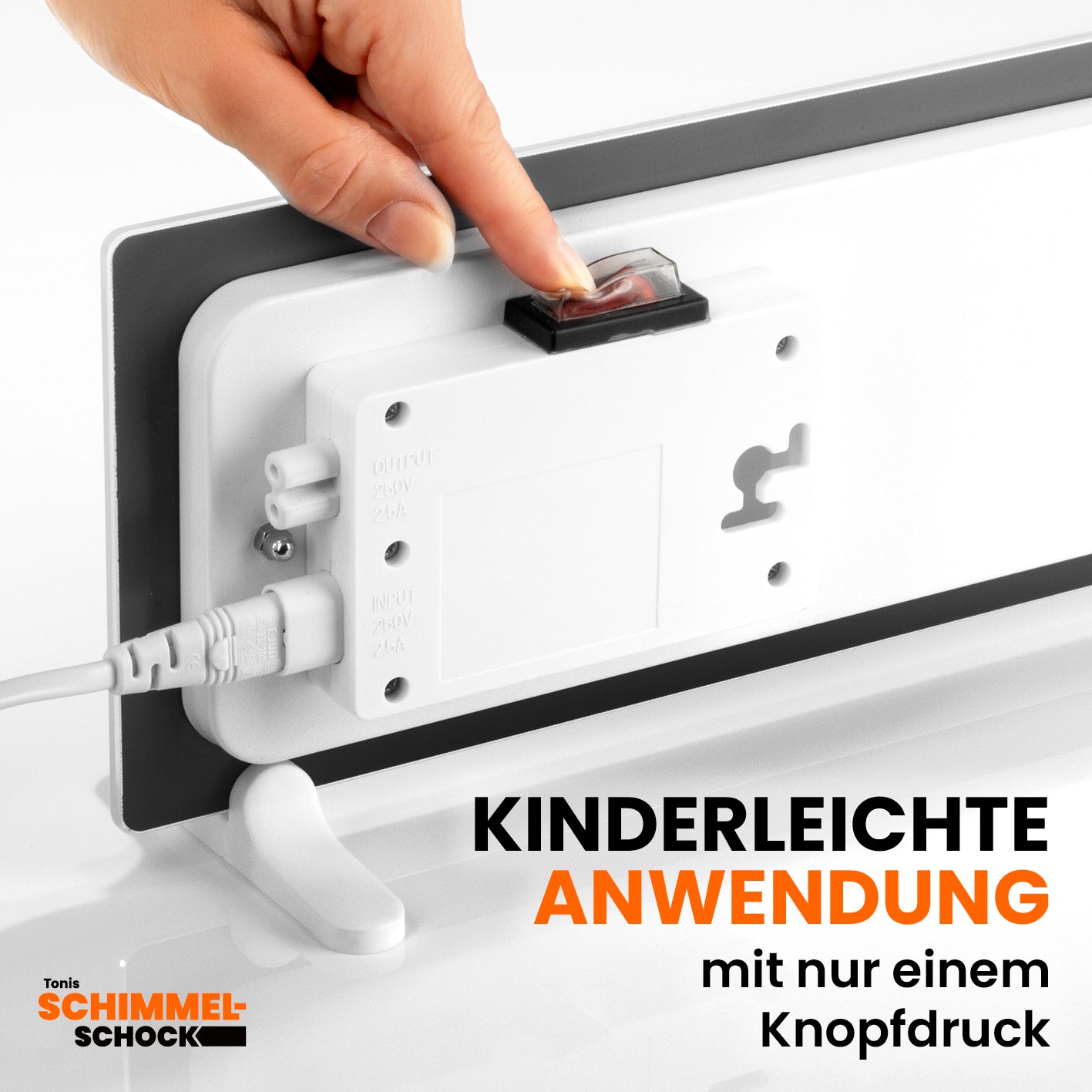 Glaspanel Anti-Schimmel-Heizung