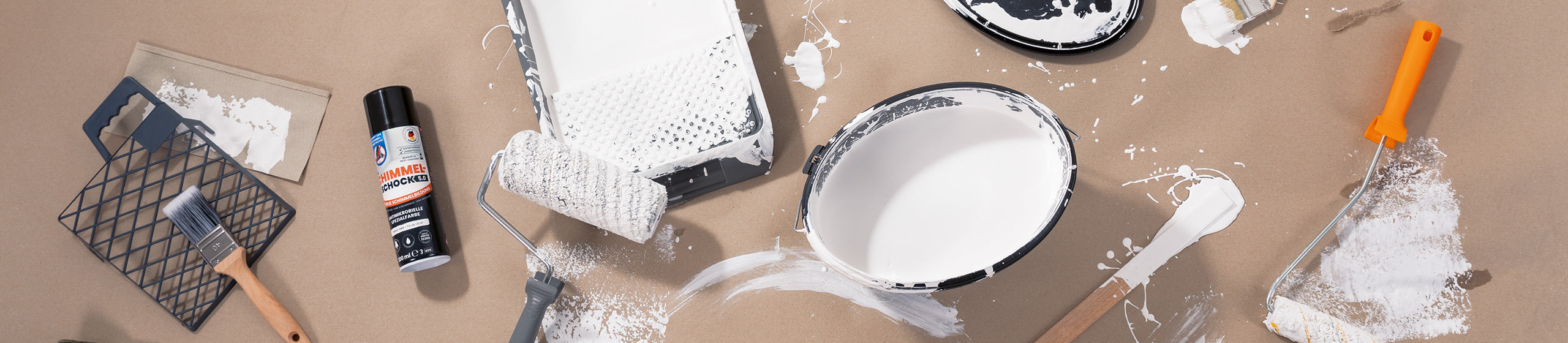 Banner mit Tonis Schimmelschock Produkten