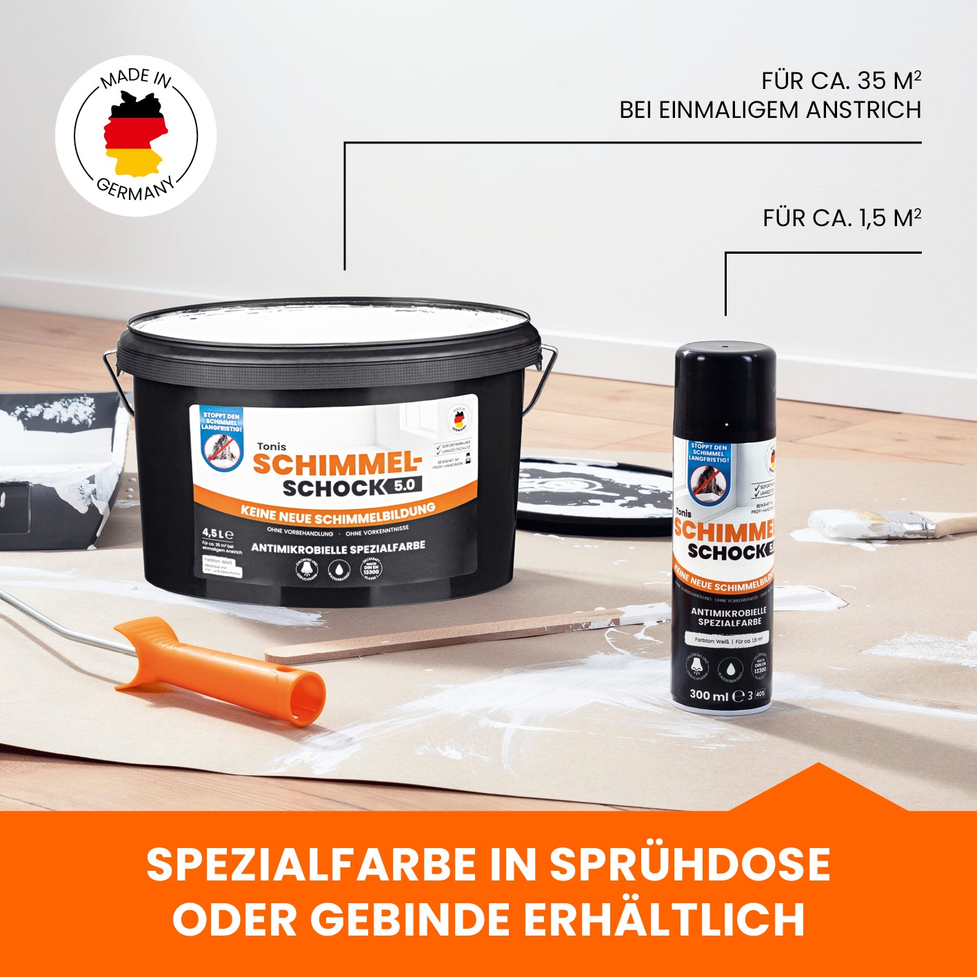 Gebinde 4,5 L für 18 m2