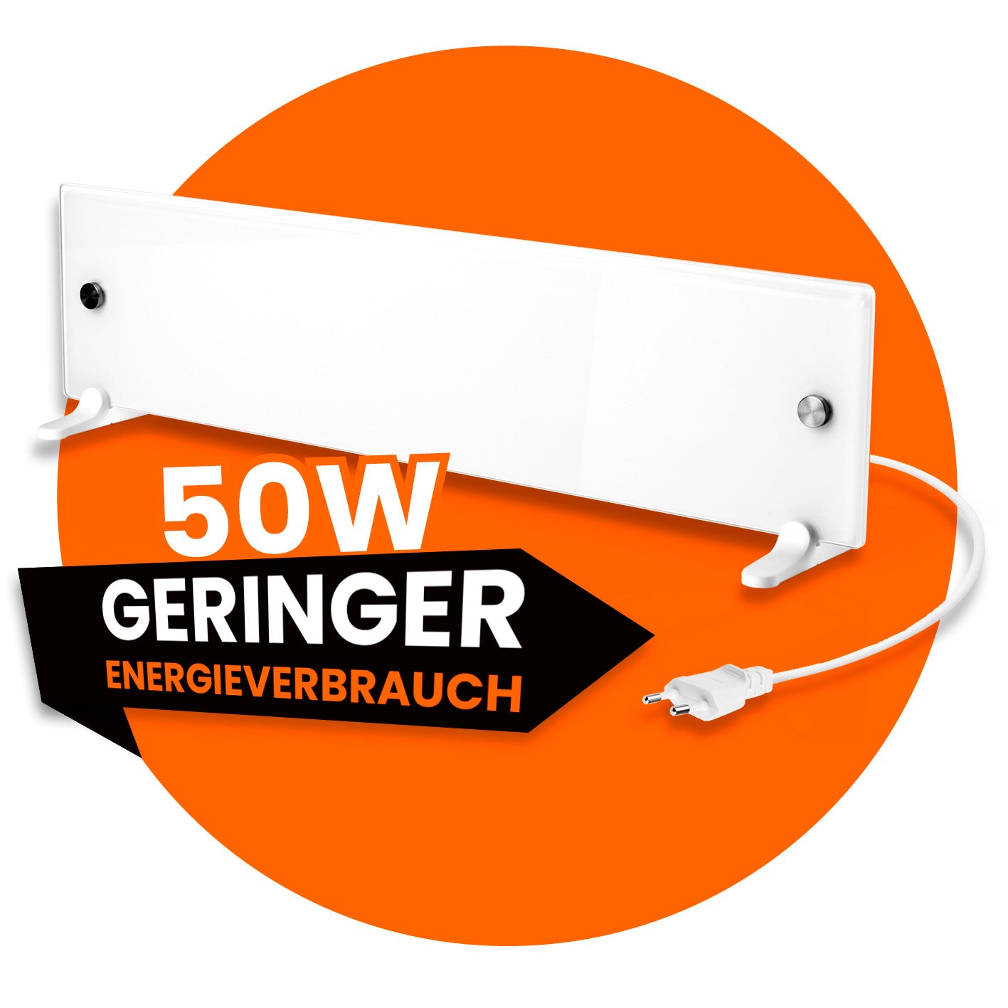 Glaspanel Anti-Schimmel-Heizung