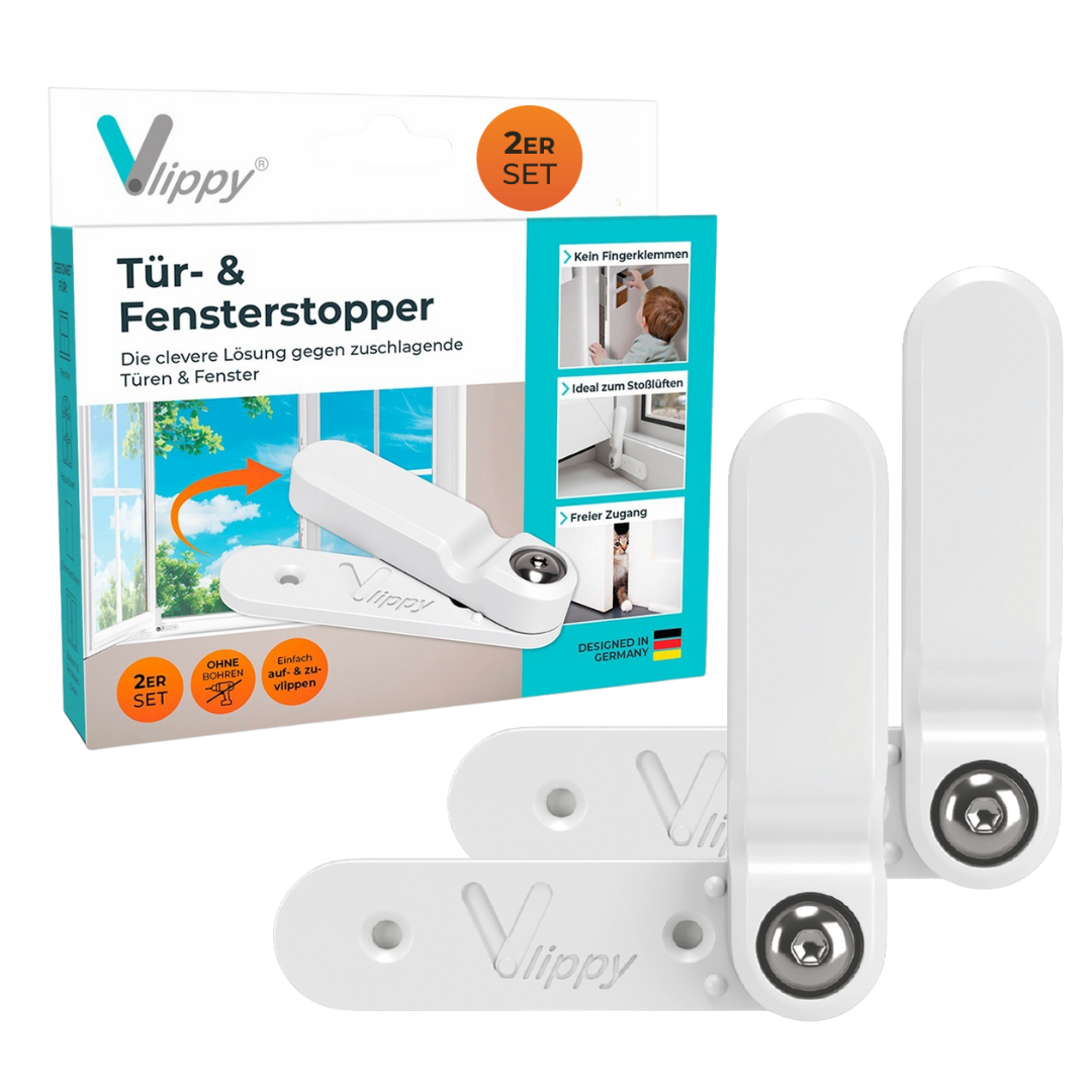 2 Tür- & Fensterstopper (1x 2er Set)
