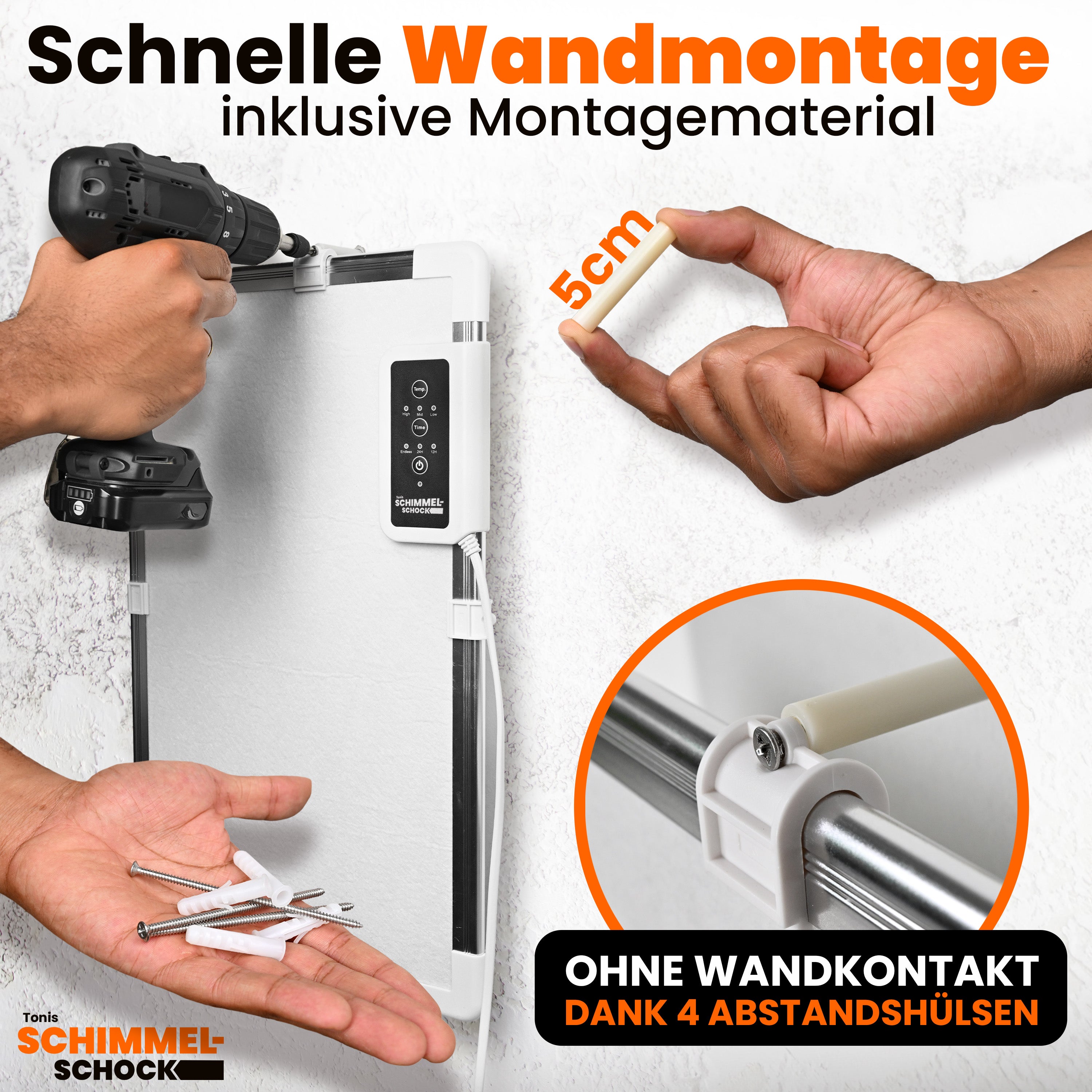 Auch zur Wandmontage