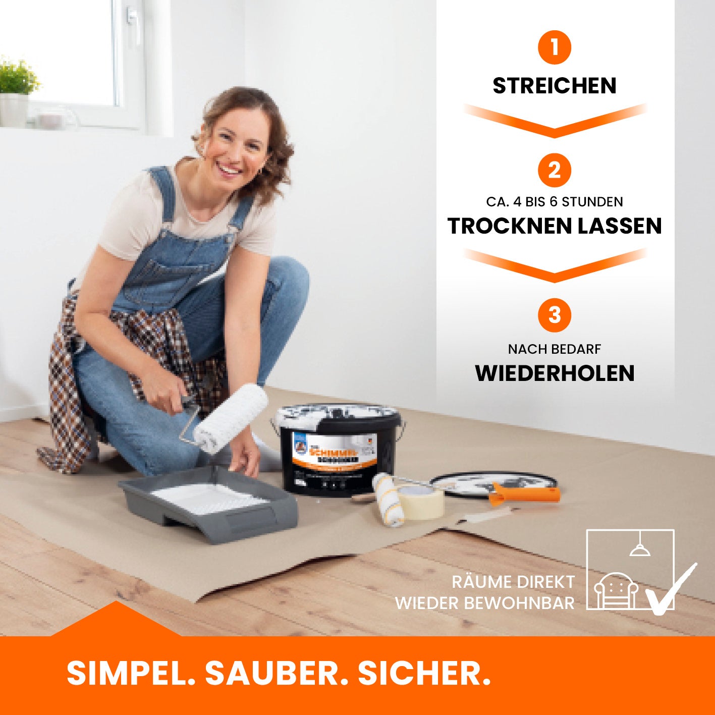 Schimmelfarbe 5.2 - Gebinde 4,5L für 18 m2