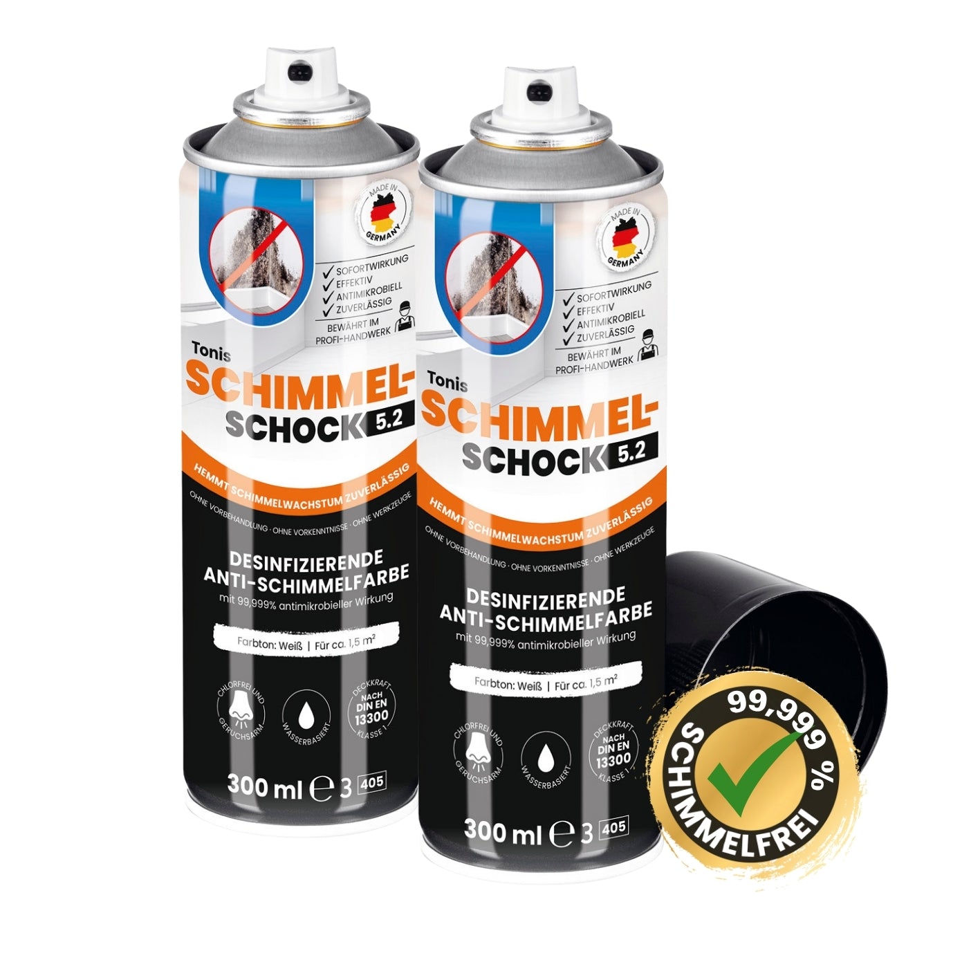 Schimmelspray 5.2 - 2er-Set - (2 x 300ml) für 3 m2